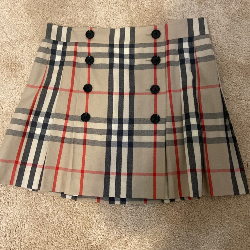 Burberry Kilt Skirt Size 12